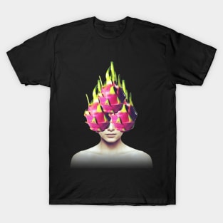 Passion fruit head portrait T-Shirt